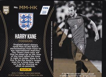 2016-17 Panini Black Gold - Man of the Match Medallions #MM-HK Harry Kane Back