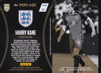 2016-17 Panini Black Gold - Man of the Match Medallions Holo Gold #MM-HK Harry Kane Back