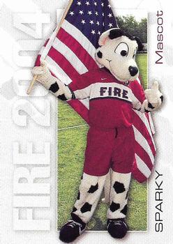 2004 Chicago Fire #NNO Sparky Front
