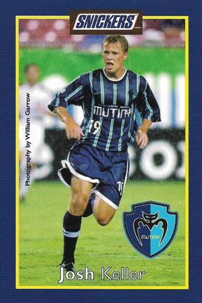 1999 Snickers Tampa Bay Mutiny #NNO Josh Keller Front