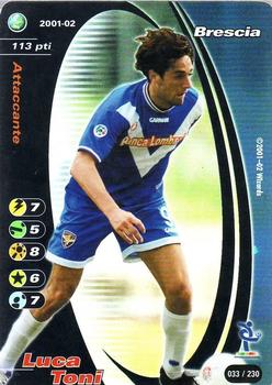 2001-02 Wizards of the Coast Football Champions (Italy) #33 Luca Toni Front