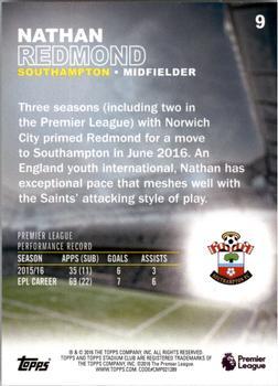 2016 Stadium Club Premier League - Members Only #9 Nathan Redmond Back