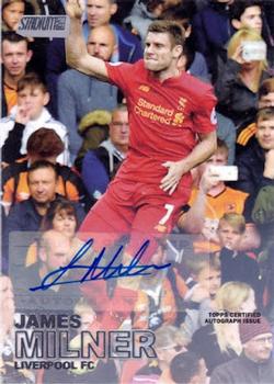 2016 Stadium Club Premier League - Autographs #35 James Milner Front