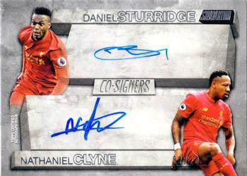 2016 Stadium Club Premier League - Co-Signers Autographs #CA-SC Daniel Sturridge / Nathaniel Clyne Front