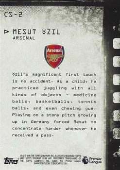 2016 Stadium Club Premier League - Contact Sheet #CS-2 Mesut Özil Back