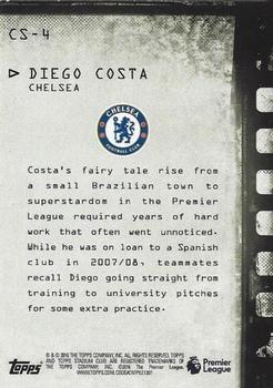 2016 Stadium Club Premier League - Contact Sheet #CS-4 Diego Costa Back
