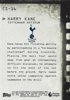 2016 Stadium Club Premier League - Contact Sheet #CS-16 Harry Kane Back