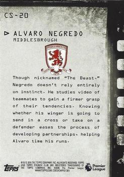 2016 Stadium Club Premier League - Contact Sheet #CS-20 Alvaro Negredo Back
