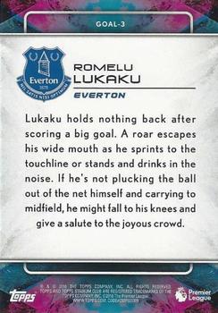 2016 Stadium Club Premier League - Golazo #GOAL-3 Romelu Lukaku Back