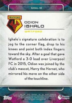 2016 Stadium Club Premier League - Golazo Red #GOAL-10 Odion Ighalo Back