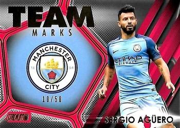 2016 Stadium Club Premier League - Team Marks Red #TM-14 Sergio Aguero Front