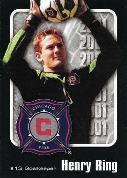 2001 AthletiCo / Chicago Tribune Chicago Fire #NNO Henry Ring Front