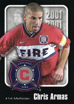 2001 AthletiCo / Chicago Tribune Chicago Fire #NNO Chris Armas Front