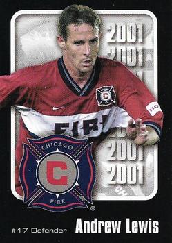 2001 AthletiCo / Chicago Tribune Chicago Fire #NNO Andrew Lewis Front