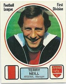 1981-82 Panini Football 82 (UK) #11 Terry Neill Front