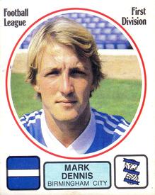 1981-82 Panini Football 82 (UK) #38 Mark Dennis Front