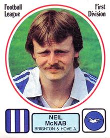1981-82 Panini Football 82 (UK) #54 Neil McNab Front