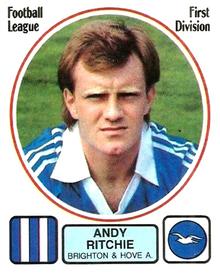 1981-82 Panini Football 82 (UK) #61 Andy Ritchie Front