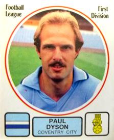 1981-82 Panini Football 82 (UK) #68 Paul Dyson Front