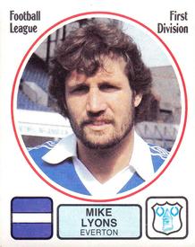 1981-82 Panini Football 82 (UK) #80 Mike Lyons Front