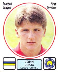 1981-82 Panini Football 82 (UK) #109 John Lukic Front