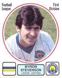 1981-82 Panini Football 82 (UK) #110 Byron Stevenson Front