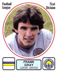 1981-82 Panini Football 82 (UK) #112 Frank Gray Front