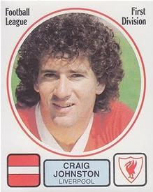 1981-82 Panini Football 82 (UK) #129 Craig Johnston Front