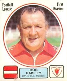 1981-82 Panini Football 82 (UK) #131 Bob Paisley Front