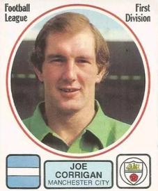 1981-82 Panini Football 82 (UK) #139 Joe Corrigan Front