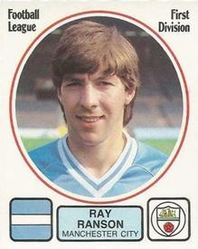 1981-82 Panini Football 82 (UK) #140 Ray Ranson Front