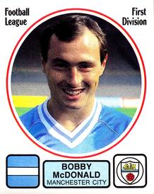 1981-82 Panini Football 82 (UK) #144 Bobby McDonald Front