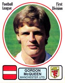1981-82 Panini Football 82 (UK) #157 Gordon McQueen Front