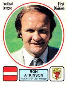1981-82 Panini Football 82 (UK) #161 Ron Atkinson Front