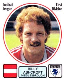 1981-82 Panini Football 82 (UK) #172 Billy Ashcroft Front