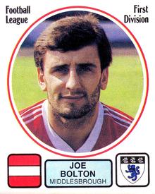 1981-82 Panini Football 82 (UK) #174 Joe Bolton Front