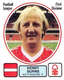 1981-82 Panini Football 82 (UK) #187 Kenny Burns Front