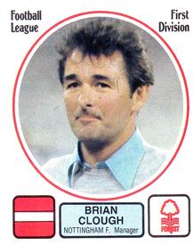 1981-82 Panini Football 82 (UK) #191 Brian Clough Front