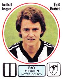 1981-82 Panini Football 82 (UK) #201 Ray O'Brien Front