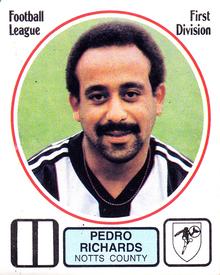 1981-82 Panini Football 82 (UK) #203 Pedro Richards Front