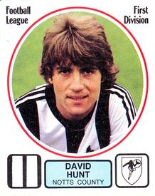 1981-82 Panini Football 82 (UK) #208 David Hunt Front