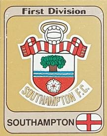 1981-82 Panini Football 82 (UK) #213 Club Badge Front
