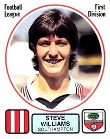 1981-82 Panini Football 82 (UK) #219 Steve Williams Front