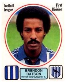 1981-82 Panini Football 82 (UK) #290 Brendon Batson Front