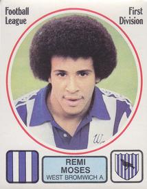 1981-82 Panini Football 82 (UK) #297 Remi Moses Front