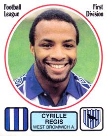 1981-82 Panini Football 82 (UK) #301 Cyrille Regis Front