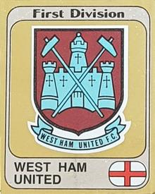1981-82 Panini Football 82 (UK) #303 Club Badge Front