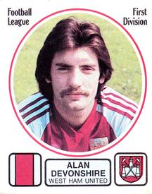 1981-82 Panini Football 82 (UK) #309 Alan Devonshire Front