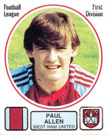 1981-82 Panini Football 82 (UK) #312 Paul Allen Front