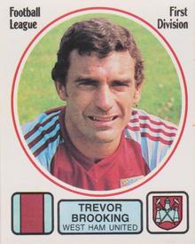 1981-82 Panini Football 82 (UK) #314 Trevor Brooking Front